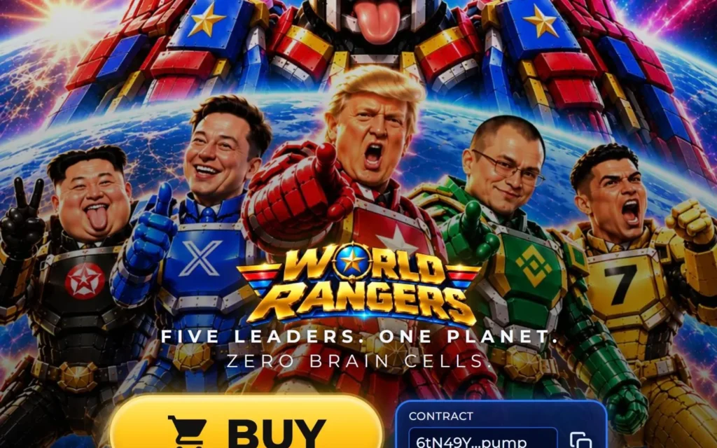 World Rangers homepage on desktop
